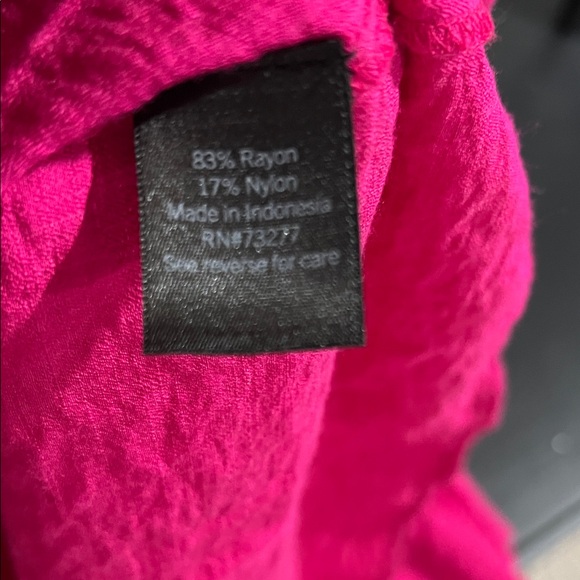 Simply Vera Vera Wang Fuchsia Maxi Dress - Picture 5 of 6